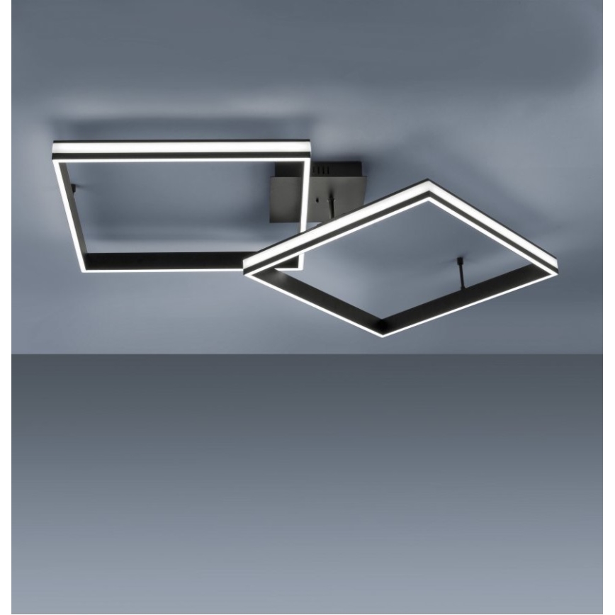 Leuchten Direkt 14700-18 - LED Stmívatelný přisazený lustr ELIS 2xLED/19W/230V + dálkové ovládání