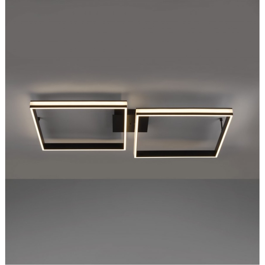 Leuchten Direkt 14700-18 - LED Stmívatelný přisazený lustr ELIS 2xLED/19W/230V + dálkové ovládání