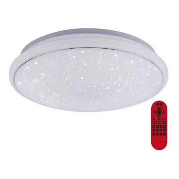 Leuchten Direkt 14743-16 - LED RGB Stmívatelné stropní svítidlo JUPI LED/28W/230V Tuya 2700-5000K + dálkové ovládání