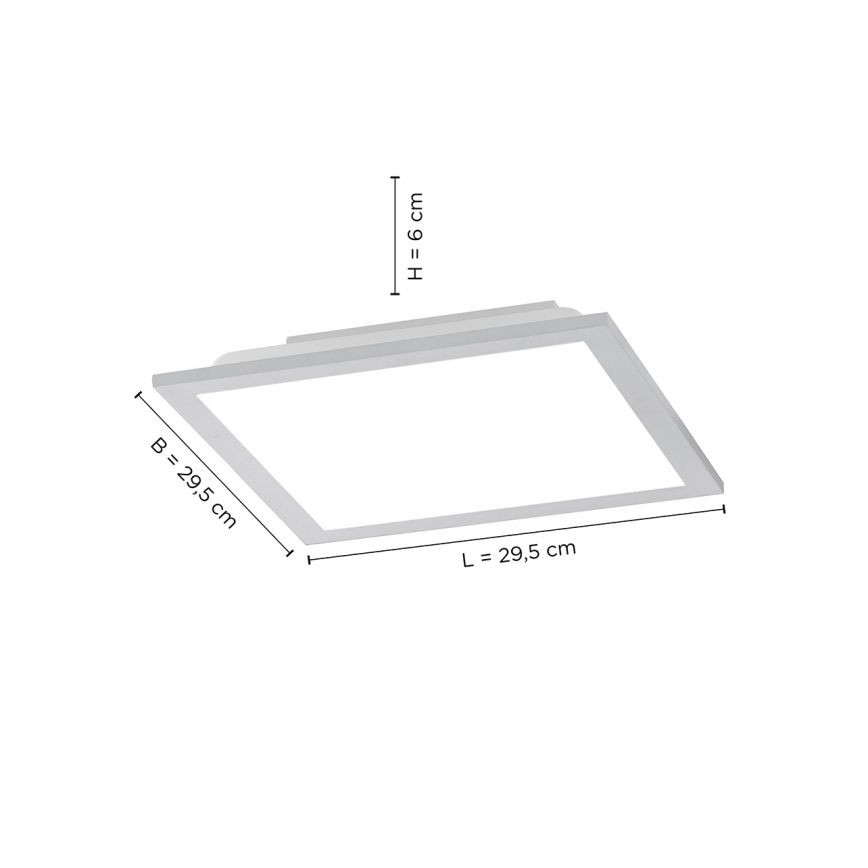 Leuchten Direkt 14754-21- LED Stmívatelné stropní svítidlo FLAT LED/20W/230V 2700K-5000K + dálkové ovládání