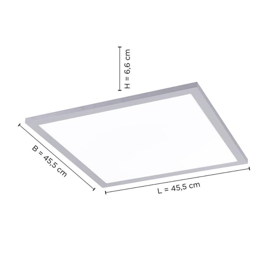 Leuchten Direkt 14755-21- LED Stmívatelné stropní svítidlo FLAT LED/28W/230V 2700-5000K + dálkové ovládání