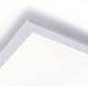 Leuchten Direkt 14757-21- LED Stmívatelný přisazený panel FLAT LED/36W/230V 2700-5000K stříbrná + dálkové ovládání