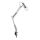 Leuchten Direkt 14773-55 - Stolní lampa s klipem TURN ME 1xE27/60W/230V matný chrom