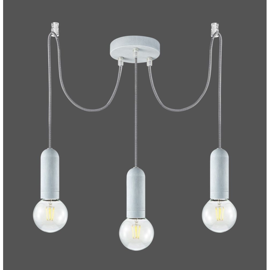 Leuchten Direkt 14776-22 - Lustr na lanku TURN ME 3xE27/60W/230V pavouk