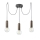 Leuchten Direkt 14776-48 - Lustr na lanku TURN ME 3xE27/60W/230V pavouk