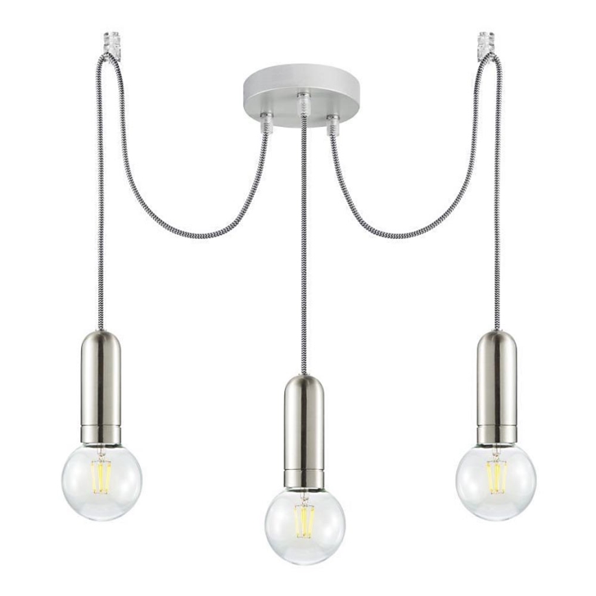 Leuchten Direkt 14776-55 - Lustr na lanku TURN ME 3xE27/60W/230V pavouk