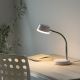 Leuchten Direkt 14825-16 - LED Stolní lampa ENISA 1xLED/3,5W/230V šedá