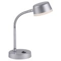Leuchten Direkt 14825-21 - LED Stolní lampa ENISA 1xLED/3,5W/230V stříbrná