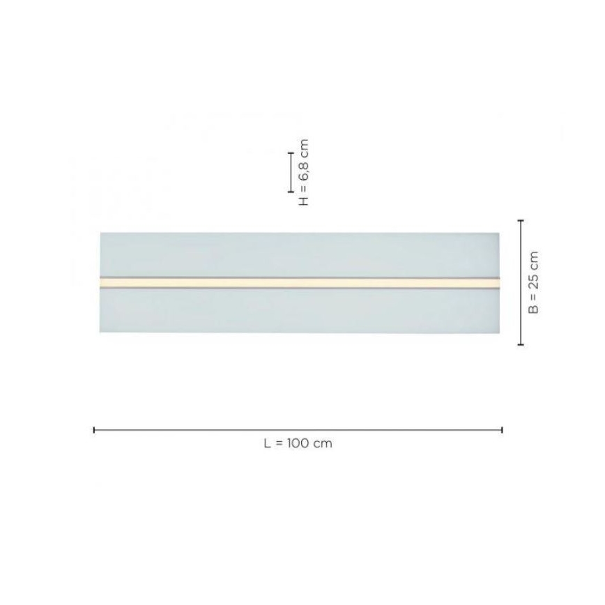 Leuchten Direkt 14854-16 - LED Stmívatelné stropní svítidlo EDGING LED/30W/230V 2700-5000K + dálkové ovládání