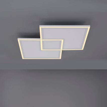 Leuchten Direkt 14855 - 16-LED Stmívatelné stropní svítidlo EDGING LED/51W/230V 2700-5000K + dálkové ovládání