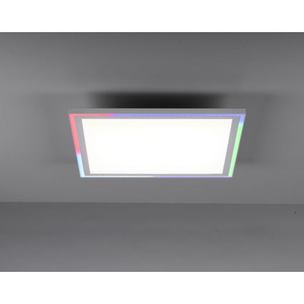 Leuchten Direkt 14900-16 - LED RGB Stmívatelné stropní svítidlo EDGING LED/24W/230V + dálkové ovládání