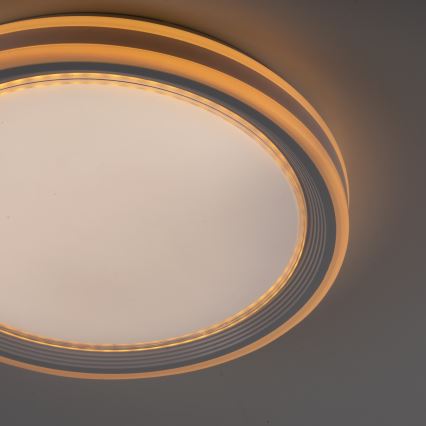 Leuchten Direkt 15154-16 - LED RGB Stmívatelné stropní svítidlo EDGING LED/39W/230V + dálkové ovládání