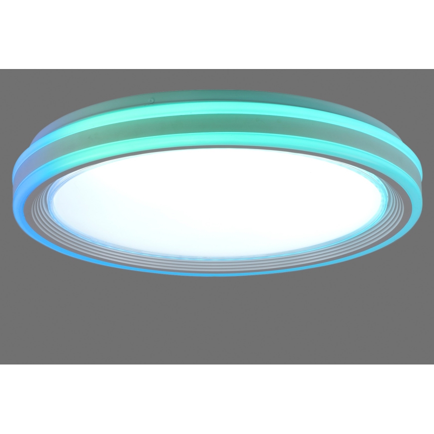 Leuchten Direkt 15154-16 - LED RGB Stmívatelné stropní svítidlo EDGING LED/39W/230V + dálkové ovládání