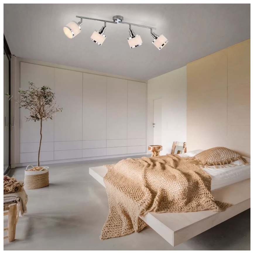 Leuchten Direkt 15374-17 - Bodové svítidlo ACCOR 4xE14/25W/230V