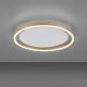 Leuchten Direkt 15391-60 - LED Stmívatelné stropní svítidlo RITUS LED/20W/230V mosaz