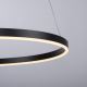 Leuchten Direkt 15394-13 - LED Stmívatelný lustr na lanku RITUS LED/30W/230V černá