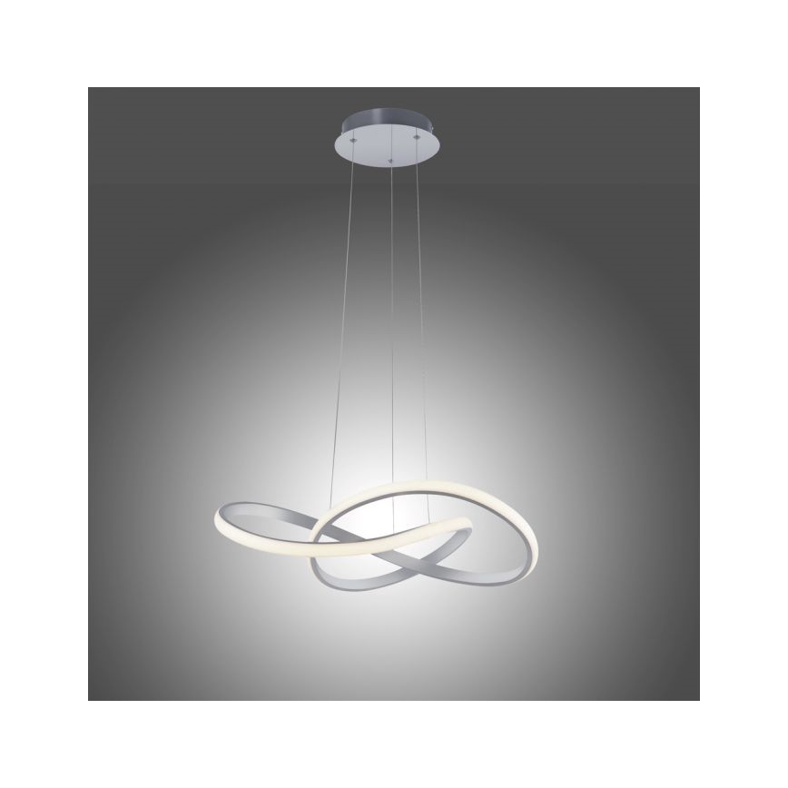 Leuchten Direkt 15402-95 - LED Stmívatelný lustr na lanku MARIA LED/25W/230V matný chrom