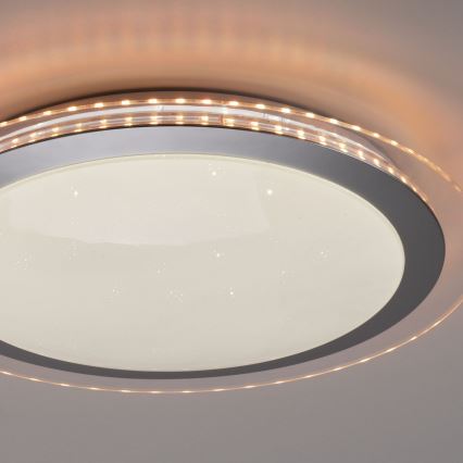 Leuchten Direkt 15411-21- LED RGB Stmívatelné stropní svítidlo CYBA LED/26W/230V + dálkové ovládání