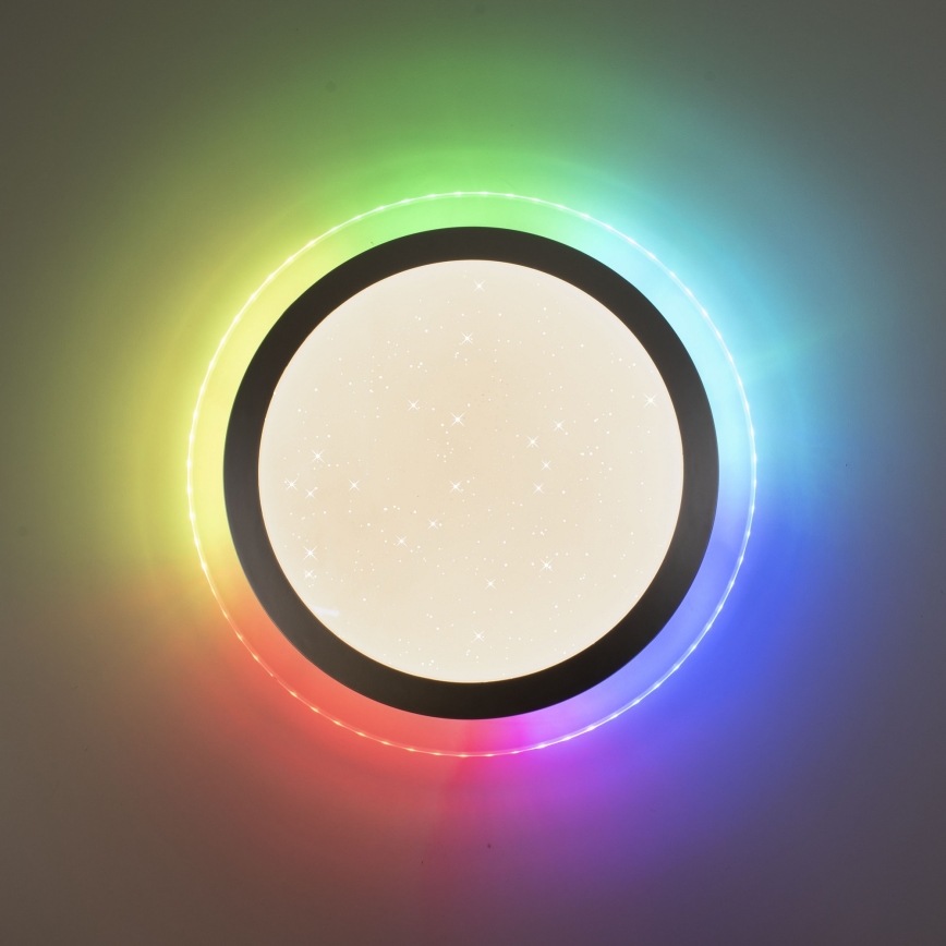 Leuchten Direkt 15411-21- LED RGB Stmívatelné stropní svítidlo CYBA LED/26W/230V + dálkové ovládání