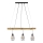 Leuchten Direkt 15526-79 - Lustr na lanku SPRING 3xE27/40W/230V eukalyptus