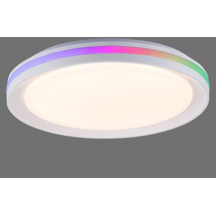 Leuchten Direkt 15544-16 - LED RGB Stmívatelné stropní svítidlo RIBBON LED/15W/230V + dálkové ovládání