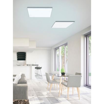 Leuchten Direkt 15552-16 - LED Stmívatelné stropní svítidlo CANVAS LED/40W/230V + dálkové ovládání