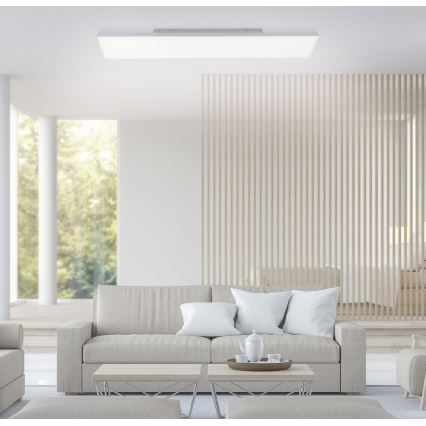 Leuchten Direkt 15553-16 - LED Stmívatelné stropní svítidlo CANVAS LED/20W/230V + dálkové ovládání