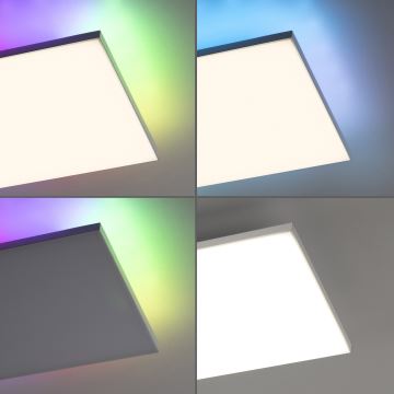 Leuchten Direkt 15561-16 - LED RGB Stmívatelné stropní svítidlo CONRAD LED/27W/230V + dálkové ovládání