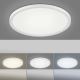 Leuchten Direkt 15571-16 - LED Stmívatelné stropní svítidlo FLAT LED/23,5W/230V 2700-5000K + dálkové ovládání