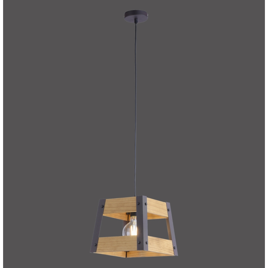 Leuchten Direkt 15720-79 - Lustr na lanku CRATE 1xE27/60W/230V