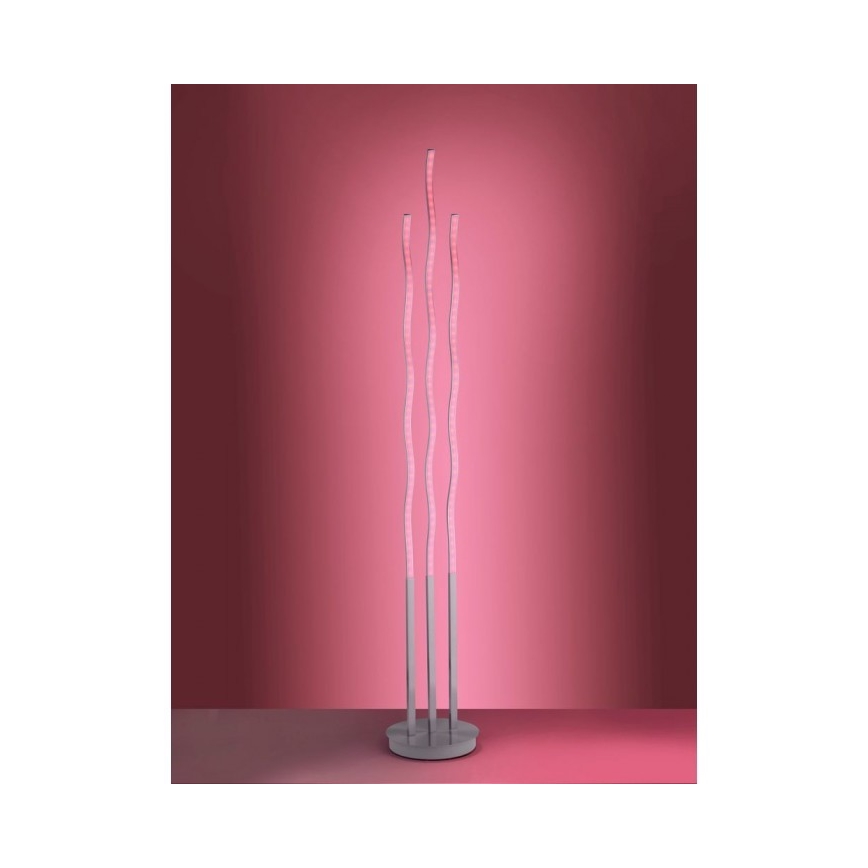 Leuchten Direkt 16268-55 - LED RGB Stmívatelná stojací lampa WAVE LED/31W/230V + dálkové ovládání
