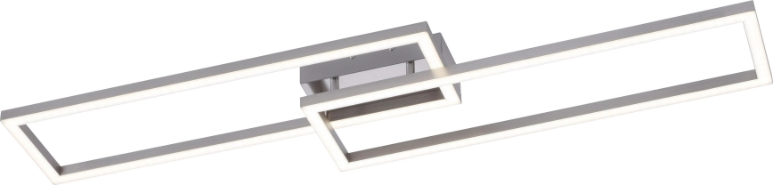 Leuchten Direkt 16430-55 - LED RGBW Stmívatelné stropní svítidlo MAXI 2xLED/18W/230V 2700-5000K matný chrom + dálkové ovládání
