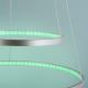 Leuchten Direkt 18460-55 - LED RGB Lustr na lanku CIRCLE LED/22,5W/230V + LED/16W + dálkové ovládání