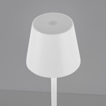 Leuchten Direkt 19250-16 - LED Venkovní stmívatelná nabíjecí stolní lampa EURIA LED/3W/5V 2600 mAh IP54 bílá