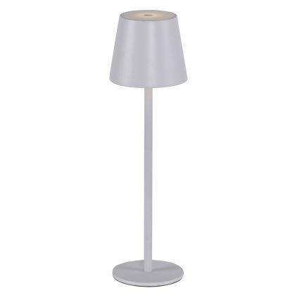 Leuchten Direkt 19250-16 - LED Venkovní stmívatelná nabíjecí stolní lampa EURIA LED/3W/5V 2600 mAh IP54 bílá