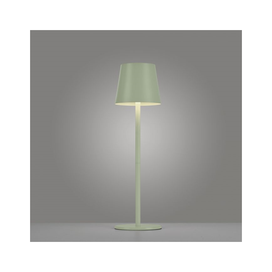 Leuchten Direkt 19250-43 - LED Venkovní stmívatelná nabíjecí stolní lampa EURIA LED/3W/5V IP54 zelená