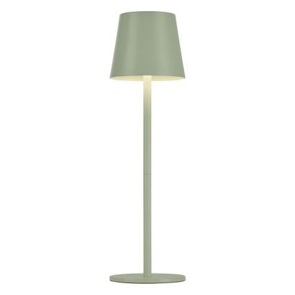 Leuchten Direkt 19250-43 - LED Venkovní stmívatelná nabíjecí stolní lampa EURIA LED/3W/5V IP54 zelená