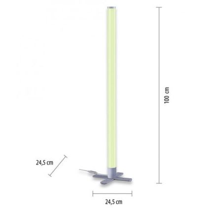 Leuchten Direkt 19902-21 - LED RGB Stmívatelná lampa RINGO LED/10W/230V + dálkové ovládání