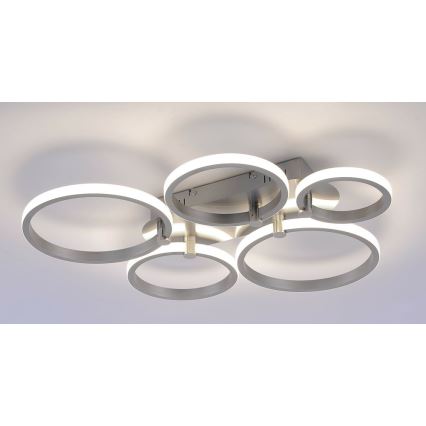 Leuchten Direkt 12112-55 - LED Přisazený lustr JOHANNA 2xLED/11,5W/230V+2xLED/9W+LED/7W