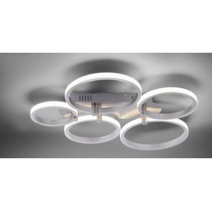Leuchten Direkt 12112-55 - LED Přisazený lustr JOHANNA 2xLED/11,5W/230V+2xLED/9W+LED/7W