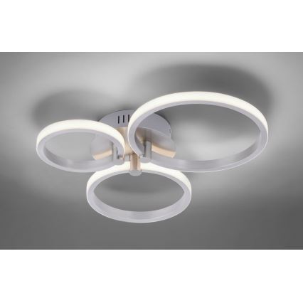 Leuchten Direkt 12110-55 - LED Přisazený lustr JOHANNA LED/4,5W/230V+LED/6W+LED/7,5W