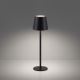 Leuchten Direkt 19250-18 - LED Venkovní stmívatelná nabíjecí stolní lampa EURIA LED/3W/5V IP54 černá