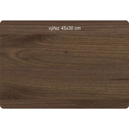 Li-Go 23607/O - LED Stmívatelná stolní dekorace LED/12W/230V 20x22 cm ořech/Jin Jang