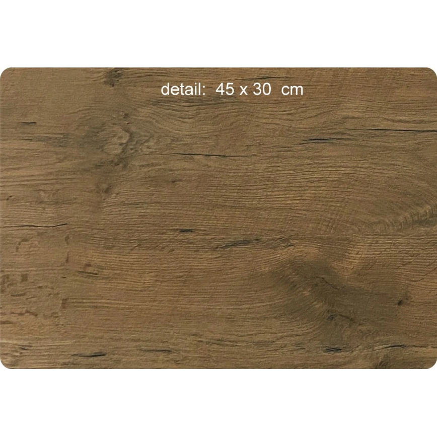 Li-Go 4457/A/4 - LED Stmívatelná nástěnná dekorace LED/10W/5V 30000 mAh 120x60 cm dub/Mapa světa