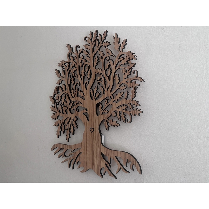 Li-Go 5747/DUB2 - LED Stmívatelná nástěnná dekorace LED/10W/230V 45x55 cm dub