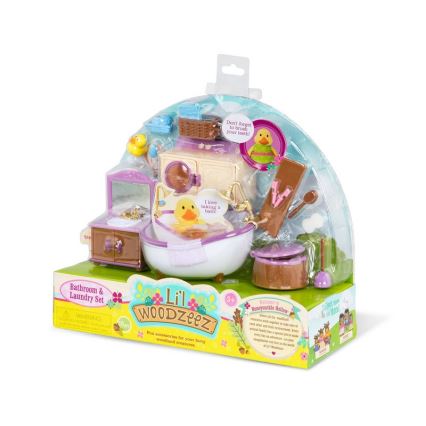 Li'l Woodzeez - Hrací set nábytek do koupelny