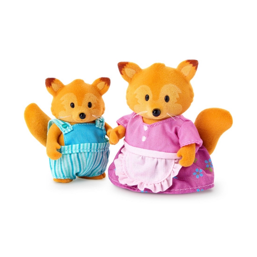Li'l Woodzeez - Set postaviček TIPPYTAIL rodina lišek