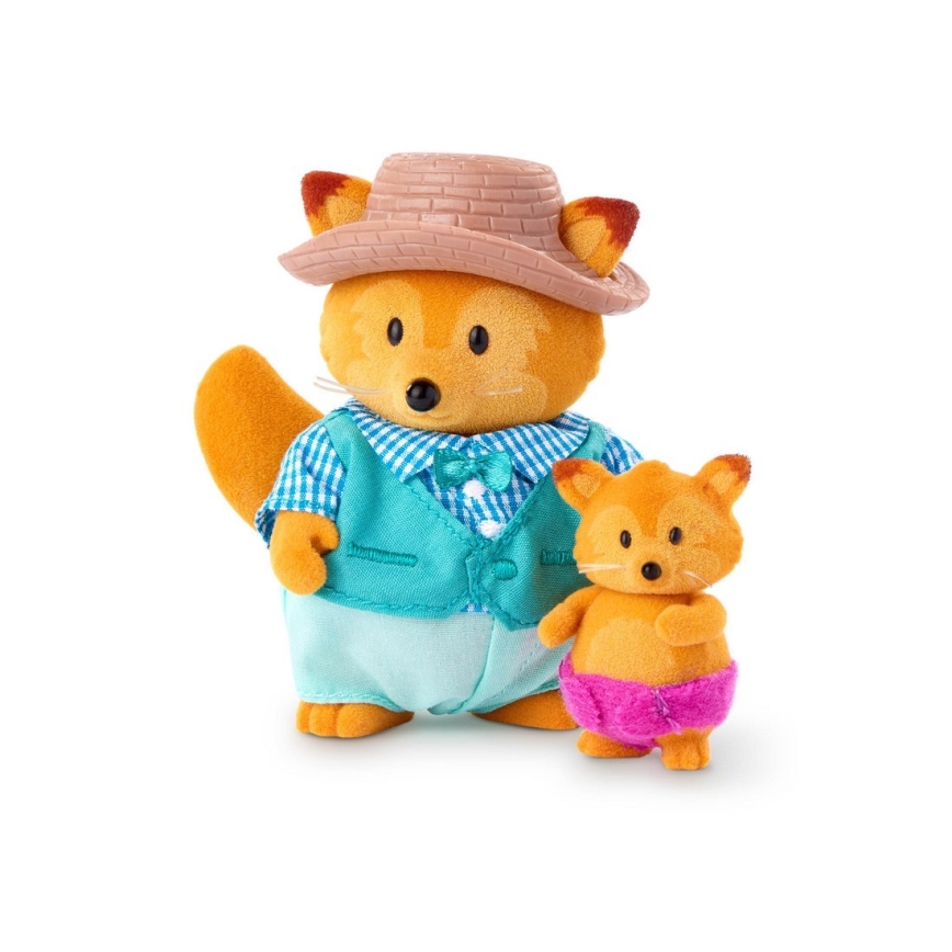 Li'l Woodzeez - Set postaviček TIPPYTAIL rodina lišek