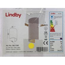 Lindby - LED Nástěnné svítidlo JENKE 2xLED/2,5W/230V sádra