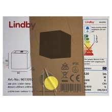 Lindby - LED Nástěnné svítidlo QUASO LED/4W/230V beton